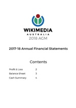 Thumbnail for File:2017-18 Wikimedia Australia Annual Financial Statements.pdf