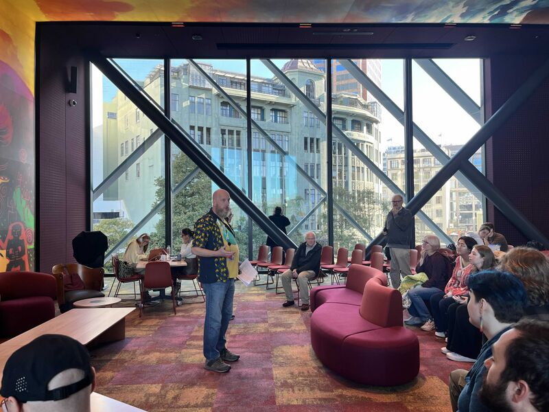 File:Wellington WikiCon 2026 Library Tour.jpg
